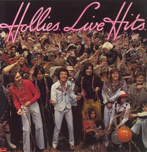 The Hollies Live Hits vinyl LP album (LP record) UK HLLLPLI240240