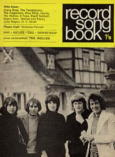 The Hollies Record Song Book magazine UK HLLMARE217261