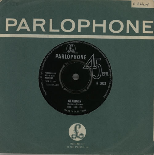 The Hollies Searchin' 7" vinyl single (7 inch record / 45) UK HLL07SE255726
