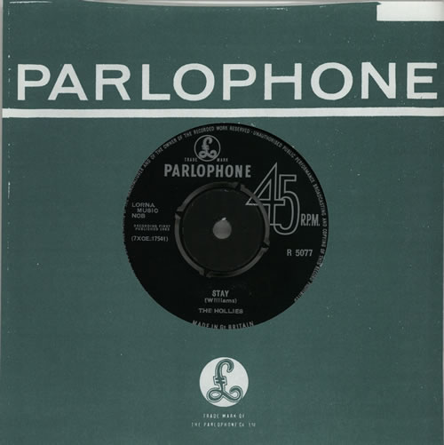 The Hollies Stay - 1st 7" vinyl single (7 inch record / 45) UK HLL07ST241963