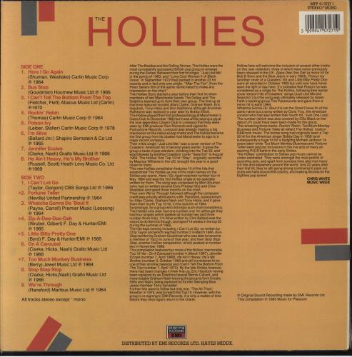 The Hollies The Hollies vinyl LP album (LP record) UK HLLLPTH231352