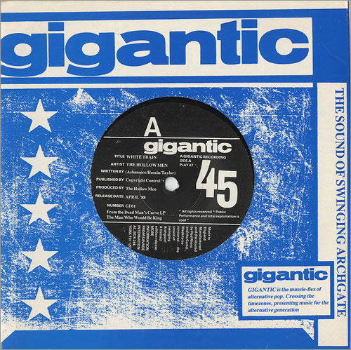 The Hollow Men White Train 7" vinyl single (7 inch record / 45) UK HO307WH435809