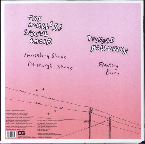 The Homeless Gospel Choir The Homeless Gospel Choir/Teenage Halloween - Yellow Vinyl 12" vinyl single (12 inch record / Maxi-single) US 5YH12TH811592