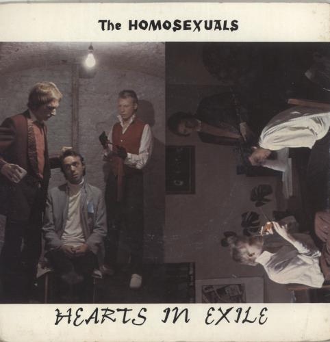 The Homosexuals Hearts In Exile 7" vinyl single (7 inch record / 45) UK HMX07HE396123