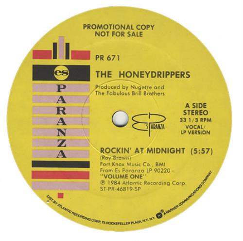 The Honeydrippers Rockin' At Midnight 12" vinyl single (12 inch record / Maxi-single) US HND12RO77574