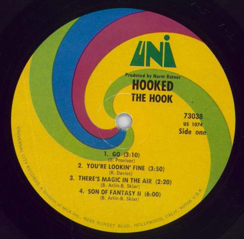 The Hook Hooked vinyl LP album (LP record) US U59LPHO827493