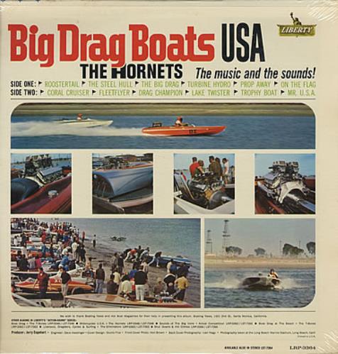 The Hornets Big Drag Boats U.S.A. - Sealed vinyl LP album (LP record) US HO4LPBI381892