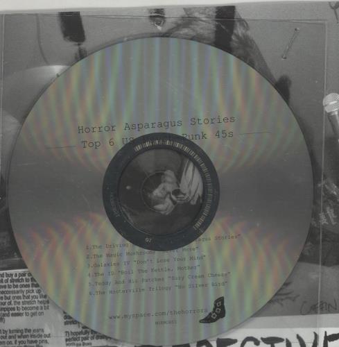 The Horrors Horror Asparagus Stories + Fanzine CD album (CDLP) UK HO5CDHO664134