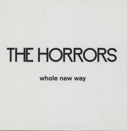 The Horrors Whole New Way CD-R acetate UK HO5CRWH763053