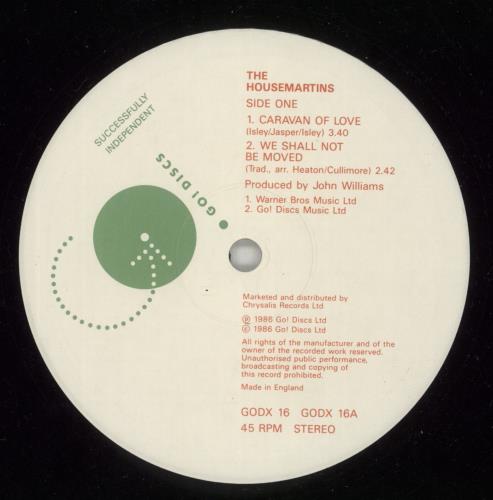 The Housemartins Caravan Of Love 12" vinyl single (12 inch record / Maxi-single) UK HMT12CA45673
