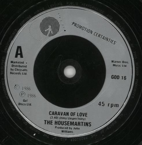 The Housemartins Caravan Of Love 7" vinyl single (7 inch record / 45) UK HMT07CA49461