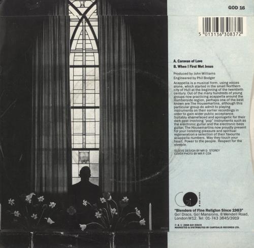 The Housemartins Caravan Of Love 7" vinyl single (7 inch record / 45) UK HMT07CA49461