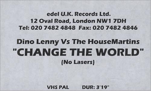 The Housemartins Change The World video (VHS or PAL or NTSC) UK HMTVICH259390