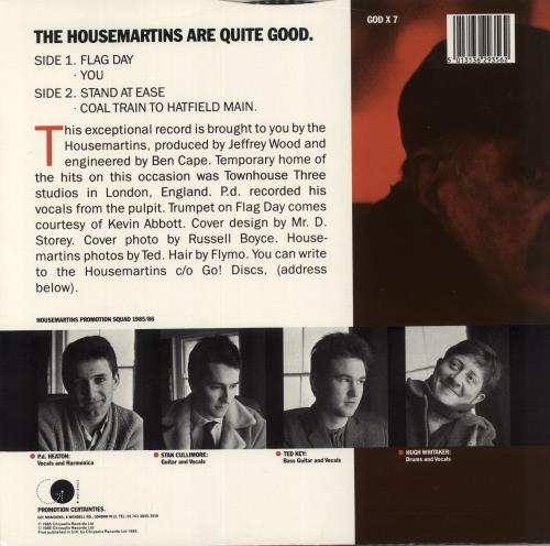 The Housemartins Flag Day 12" vinyl single (12 inch record / Maxi-single) UK HMT12FL71875