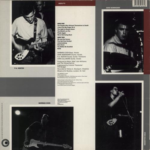 The Housemartins The People Who... - Hype- Sticker - EX vinyl LP album (LP record) UK HMTLPTH873096