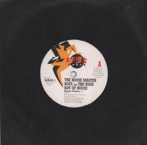 The Housemaster Boyz House Nation 7" vinyl single (7 inch record / 45) UK UZ707HO663515