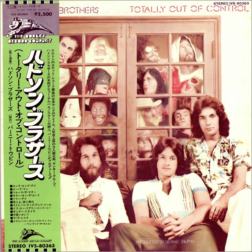 The Hudson Brothers Totally Out Of Control vinyl LP album (LP record) Japanese HUQLPTO491556