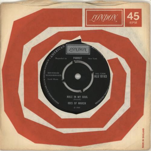 The Ides Of March Hole In My Soul 7" vinyl single (7 inch record / 45) UK IOM07HO712868