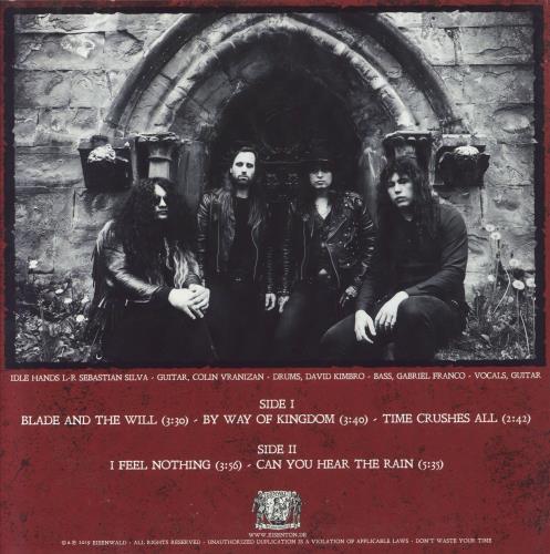 The Idle Hands Don't Waste Your Time - Red/Black Marble Vinyl 12" vinyl single (12 inch record / Maxi-single) German IDE12DO832481