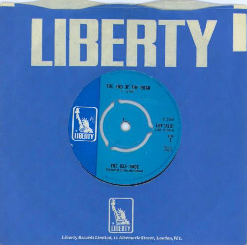 The Idle Race The End Of The Road 7" vinyl single (7 inch record / 45) UK IDL07TH789620
