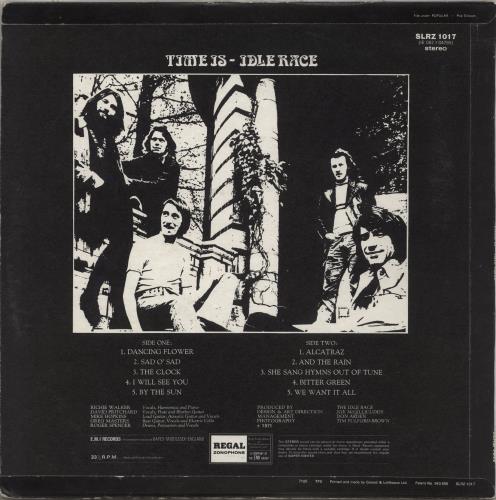 The Idle Race Time Is - VG/EX vinyl LP album (LP record) UK IDLLPTI874065