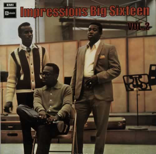 The Impressions Big Sixteen vinyl LP album (LP record) UK IPRLPBI575576