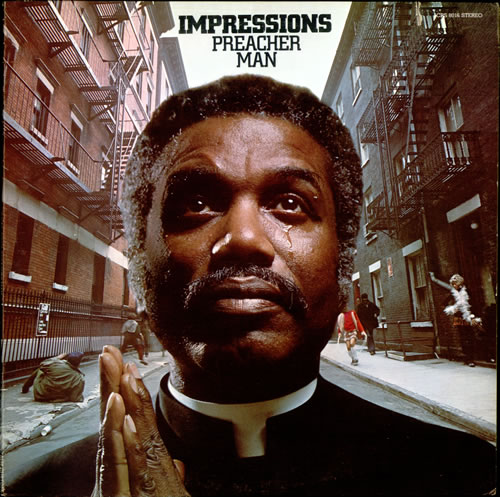 The Impressions Preacher Man vinyl LP album (LP record) US IPRLPPR499387