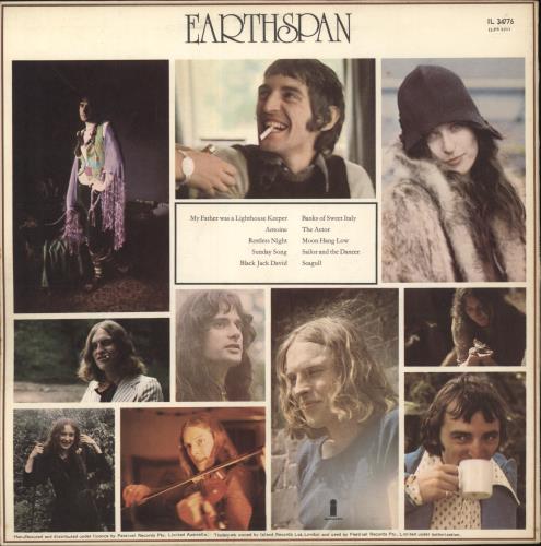 The Incredible String Band Earthspan - EX vinyl LP album (LP record) Australian ISTLPEA873897