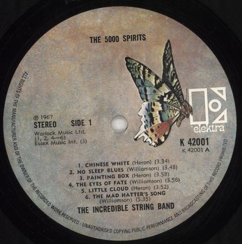 The Incredible String Band The 5000 Spirits Or The Layers Of The Onion vinyl LP album (LP record) UK ISTLPTH392215