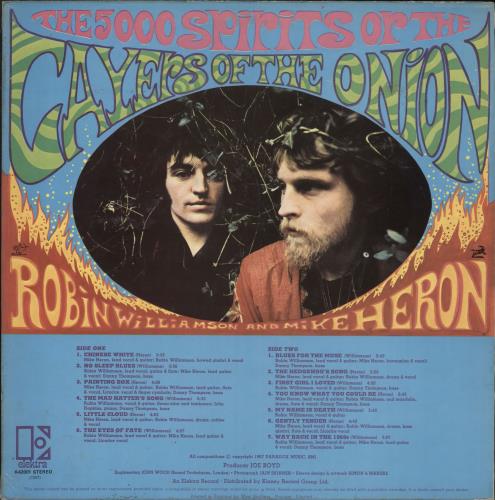 The Incredible String Band The 5000 Spirits Or The Layers Of The Onion vinyl LP album (LP record) UK ISTLPTH392215