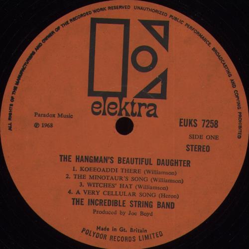 The Incredible String Band The Hangman's Beautiful Daughter - 1st - EX vinyl LP album (LP record) UK ISTLPTH646947