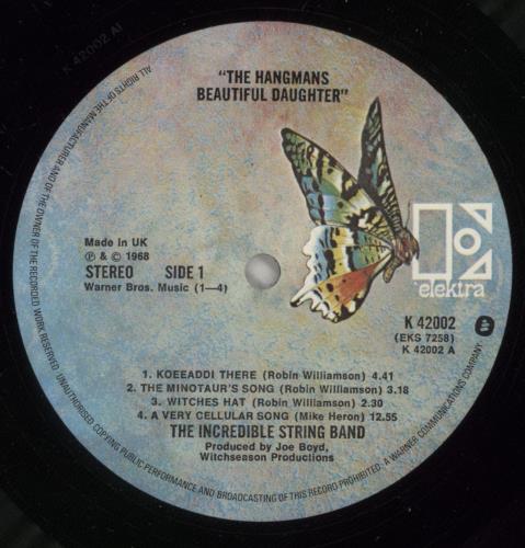The Incredible String Band The Hangman's Beautiful Daughter vinyl LP album (LP record) UK ISTLPTH886786