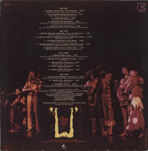 The Incredible String Band U 2-LP vinyl record set (Double LP Album) Greek IST2LU873894