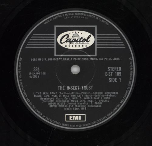The Insect Trust The Insect Trust - 1st - EX vinyl LP album (LP record) UK IN0LPTH817106