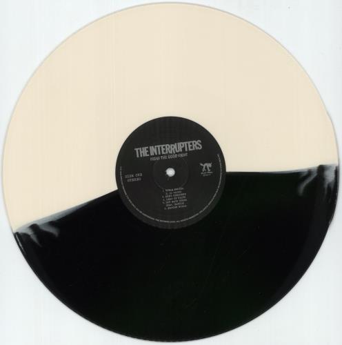 The Interrupters Fight The Good Fight Black - Black/Bone Split Vinyl vinyl LP album (LP record) UK 9HNLPFI878100