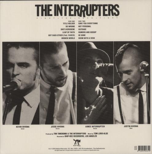 The Interrupters Fight The Good Fight Black - Black/Bone Split Vinyl vinyl LP album (LP record) UK 9HNLPFI878100