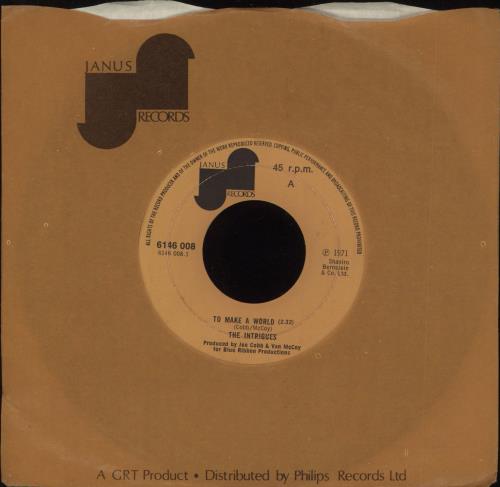 The Intrigues To Make A World 7" vinyl single (7 inch record / 45) UK YKG07TO721870