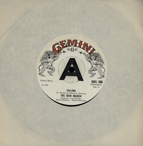 The Iron Maiden Falling - A Label 7" vinyl single (7 inch record / 45) UK VS507FA569227