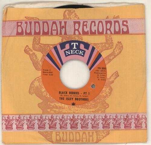 The Isley Brothers Black Berries 7" vinyl single (7 inch record / 45) US ISR07BL729032