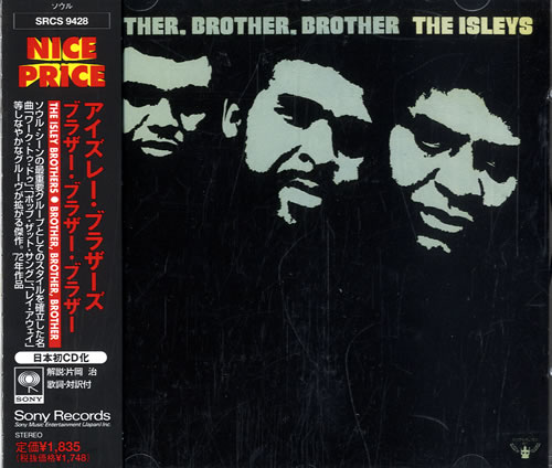 The Isley Brothers Brother, Brother, Brother CD album (CDLP) Japanese ISRCDBR547633