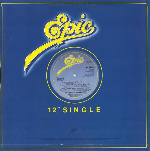 The Isley Brothers Choosey Lover 12" vinyl single (12 inch record / Maxi-single) UK ISR12CH805333