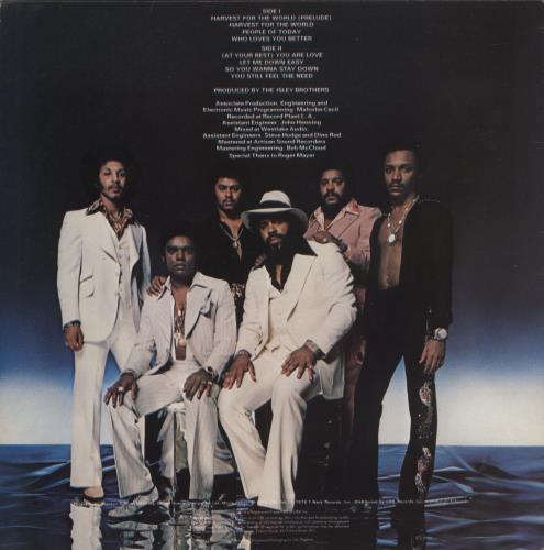 The Isley Brothers Harvest For The World vinyl LP album (LP record) UK ISRLPHA417780
