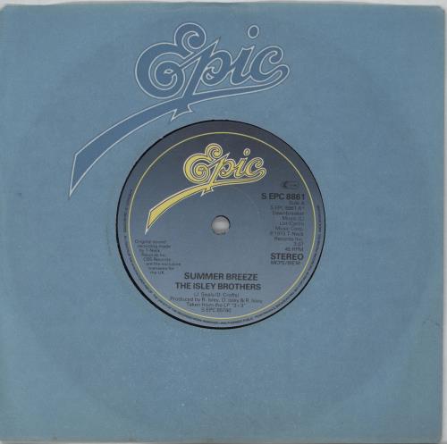The Isley Brothers Summer Breeze 7" vinyl single (7 inch record / 45) UK ISR07SU756250