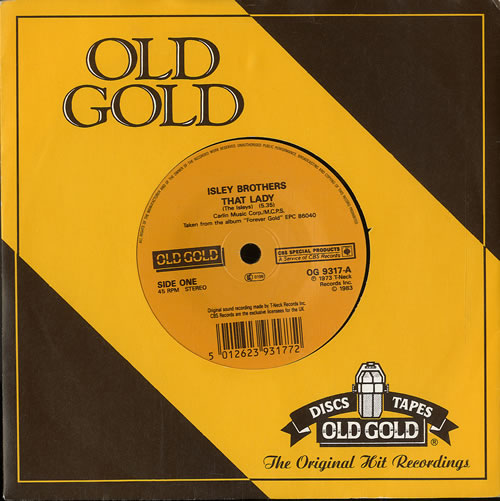 The Isley Brothers That Lady 7" vinyl single (7 inch record / 45) UK ISR07TH549592