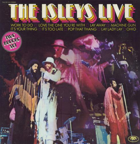 The Isley Brothers The Isleys Live 2-LP vinyl record set (Double LP Album) US ISR2LTH817622