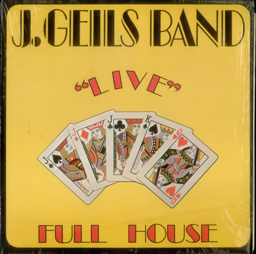 The J. Geils Band 'Live' - Full House vinyl LP album (LP record) US JGBLPLI547418