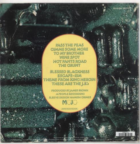 The J.B.'s Pass The Peas vinyl LP album (LP record) UK Z2ILPPA727344