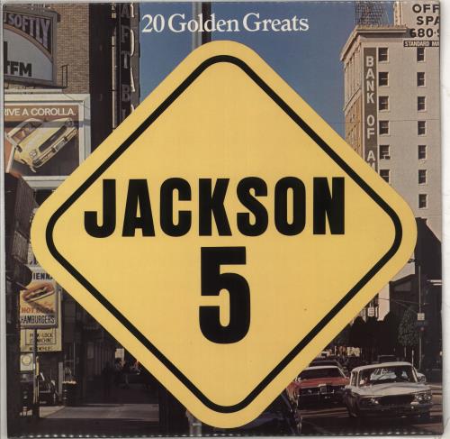 The Jackson Five 20 Golden Greats vinyl LP album (LP record) UK JKSLPGO710362