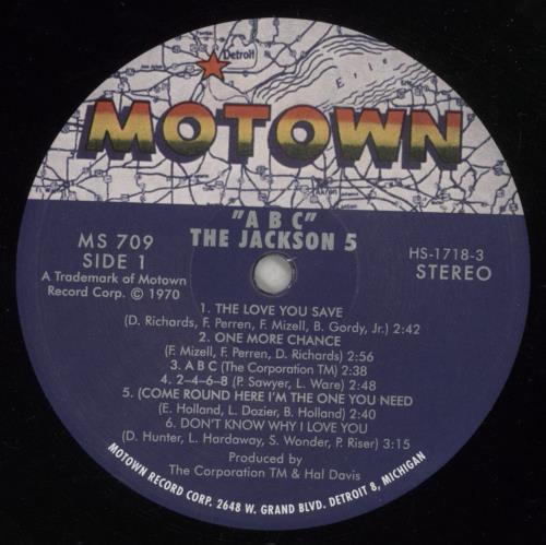 The Jackson Five ABC - 180gm Vinyl vinyl LP album (LP record) German JKSLPAB882049