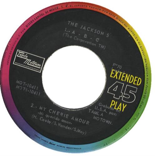 The Jackson Five ABC 7" vinyl single (7 inch record / 45) Mexican JKS07AB239772